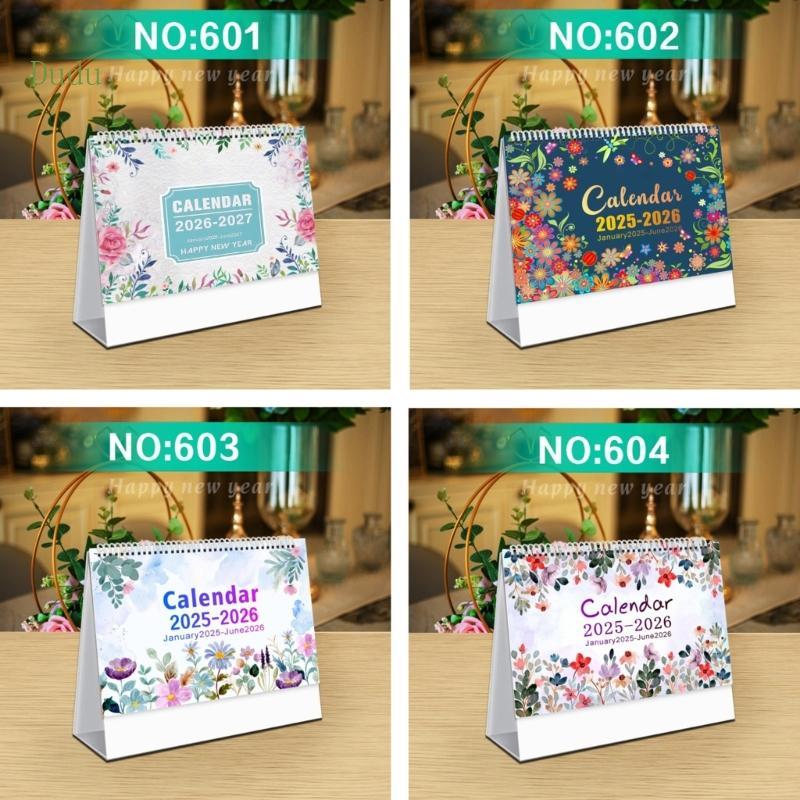 Dudu 2025-2026 ปฏิทินตั้งโต๊ะ Planner จาก 01 2025 ถึง 06 2026 สําหรับ Office School