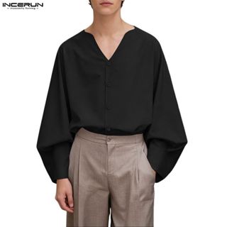 เสื้อผู้ชายสไตล์วินเทจหรูหรา ออกแบบให้สวมใส่สบาย มีดีไซน์)V …