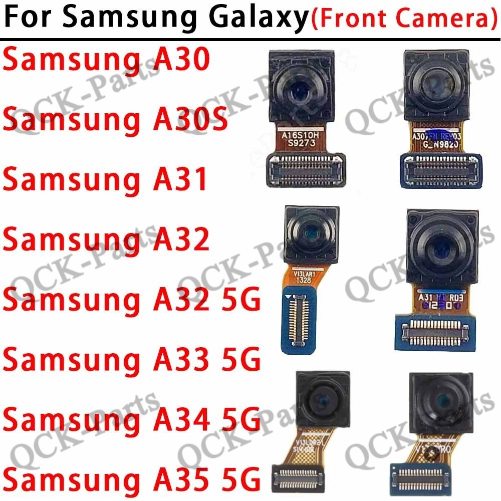 กล้องด้านหน้าสําหรับ Samsung Galaxy A30 A30s A31 A32 A33 A34 A35 5G A325 A326 A356 โมดูลอะไหล่