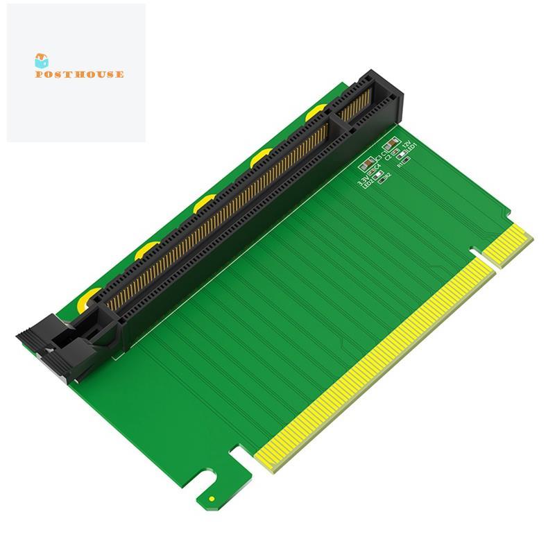 [โพสต์เฮาส์] PCI-E 16X 3.0 90 องศาย้อนกลับชายกับหญิง Riser Card สําหรับเซิร์ฟเวอร์ 2U (ติดตั้งทิศทาง