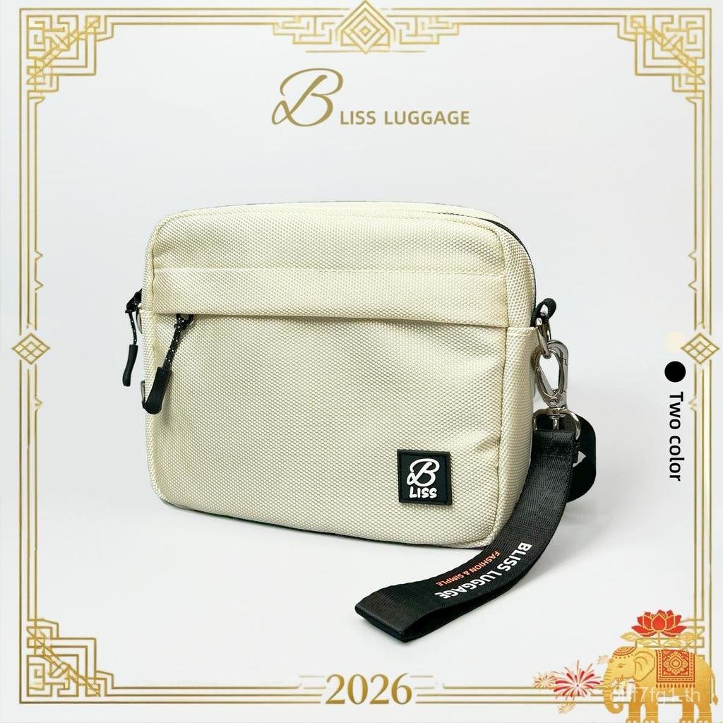 2026BLISS LUGGAGE กระเป๋าสะพายข้าง Unisex วัสดุไนลอนกันน้ำ รองรับแท็บเล็ต ขนาดกลาง สไตล์โมเดิร์น ดีไ