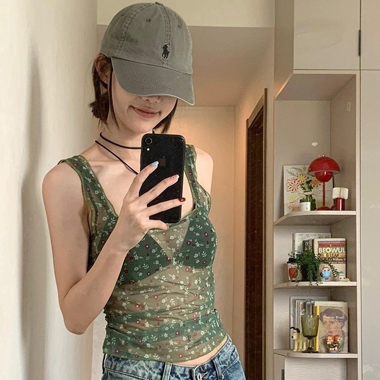 สลิงผู้หญิง Retro Floral Slim