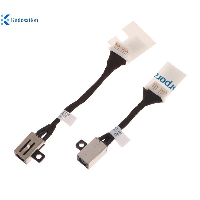 Kudosion สําหรับ Latitude 3410 3510 E3510 E3410 แล็ปท็อปชาร์จ Flex Cable 07DM5H 0N8R4T Power Ja สาย