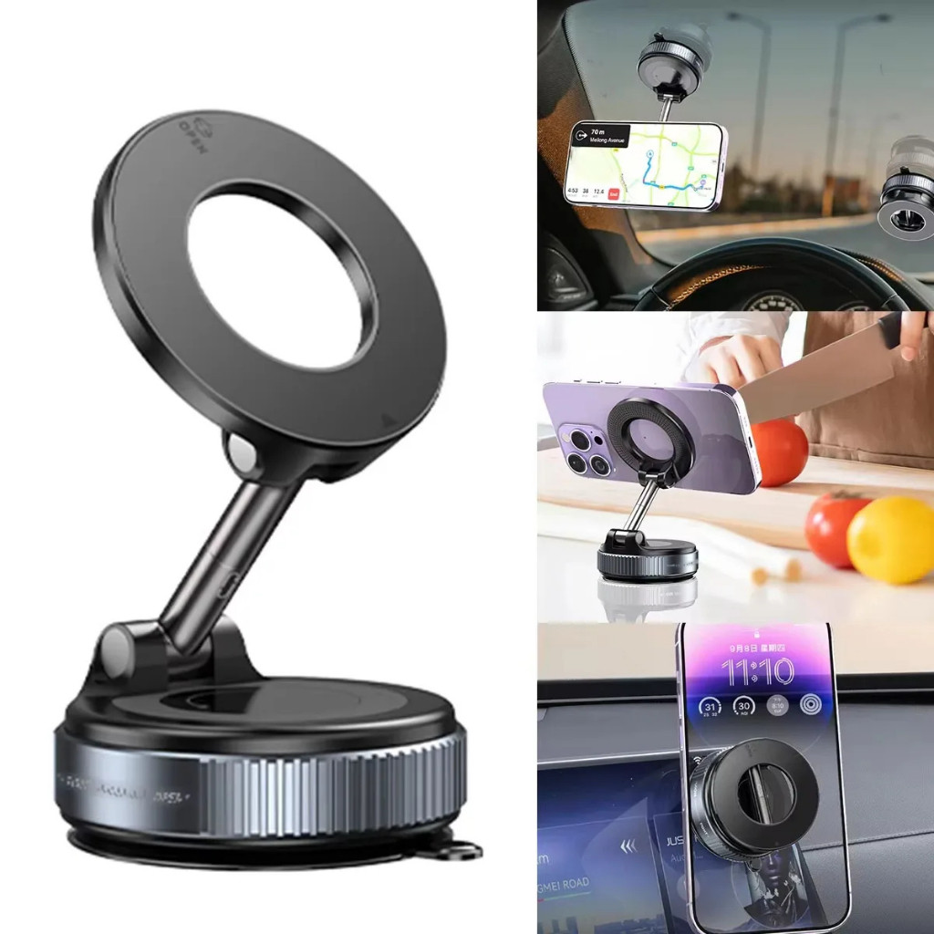 AM CAR HOLDER K007 / STRONG MAGNETIC ที่วางโทรศัพท์ในรถยนต์ FOLDABLE 360° ADJUSTABLE MOUNT UNIVERSAL