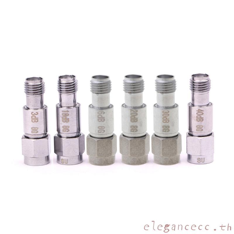 ELEGAN Attenuators ความถี่ 6GHz SMA ตัวเชื่อมต่อคงที่ 40DB 30DB 20DB 10DB 6DB 3DB
