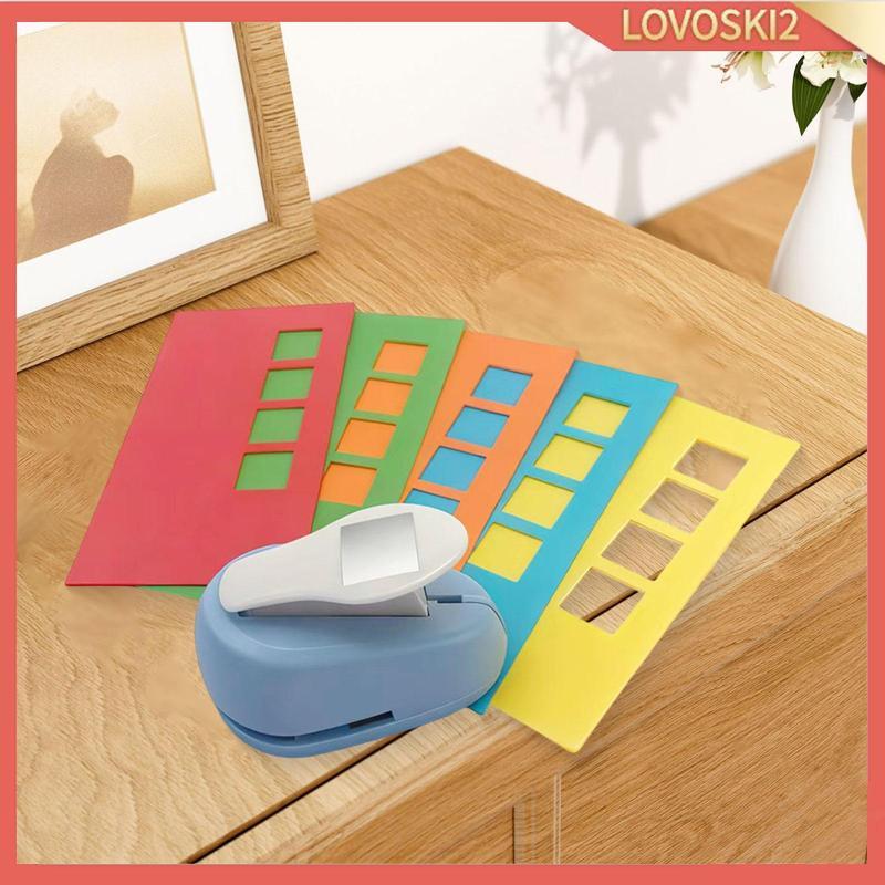 [Lovoski2] Tab Punch Square Punch Craft Lever Punch Paper Punch Square Lever Action Craft Punch ทําจ