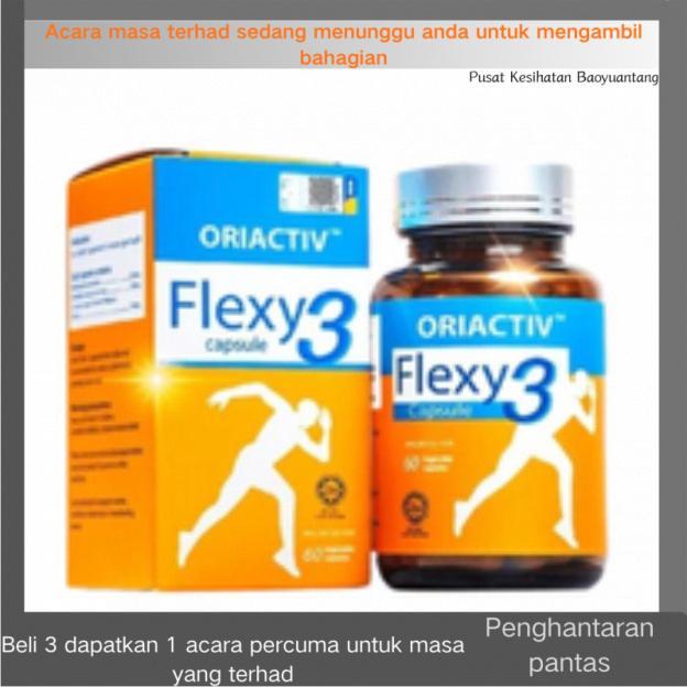 100% genuineBeli 3 Percuma 1 Produk Asli Rasmi Utama Flexy3 Suplemen Sakit Sendi Sendi Raja Suplemen