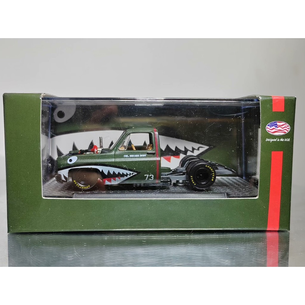 M2 1/64 M2 Chevrolet Flying Tigers C10 Pika Cheyenne C10 ไม่มีด้านหลังถัง Edition Flying Tigers Shar
