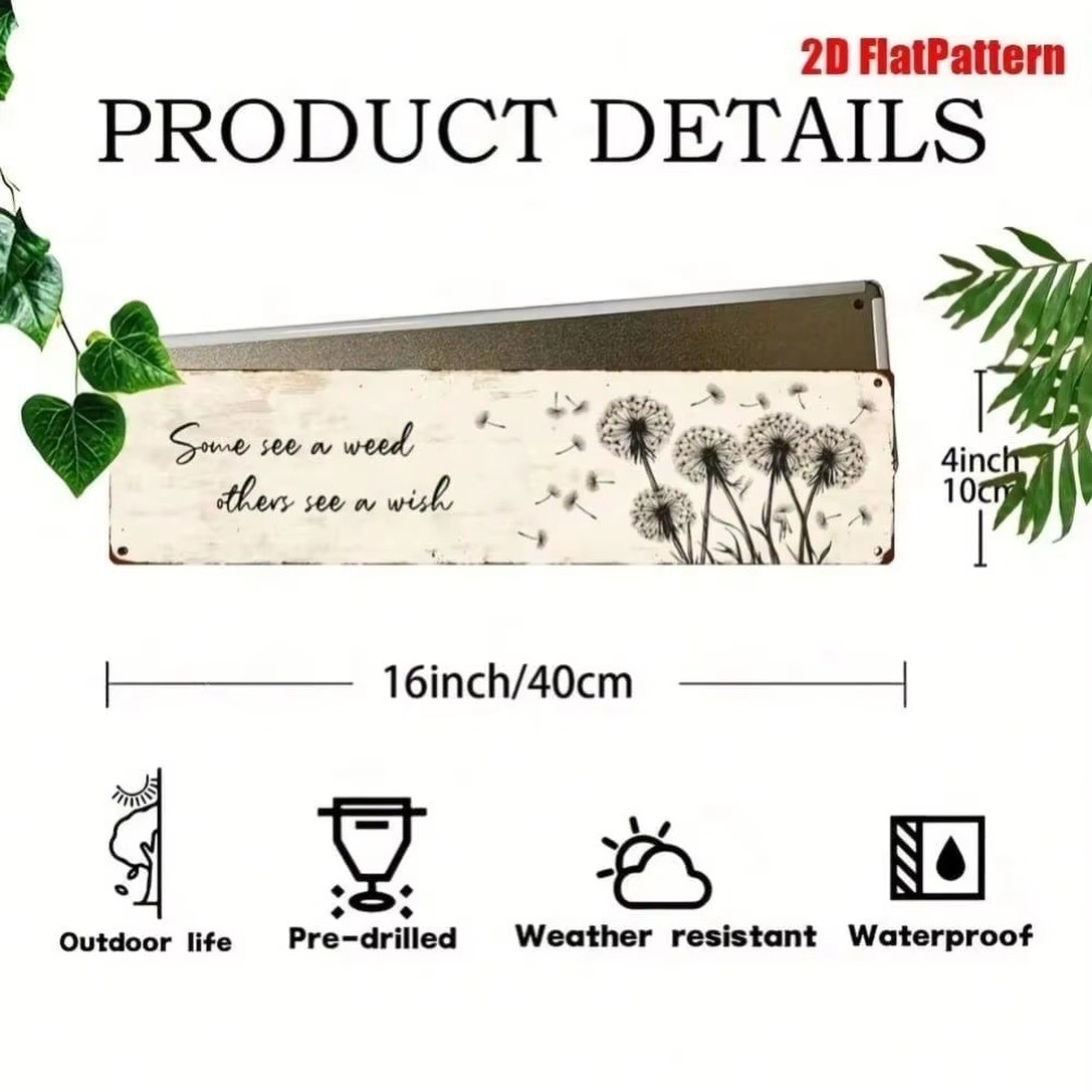 CIFbuy Vintage Rustic โลหะตกแต่งผนังป้ายฮาโลวีน Home Bar Cafe 3.94x15.74 นิ้ว