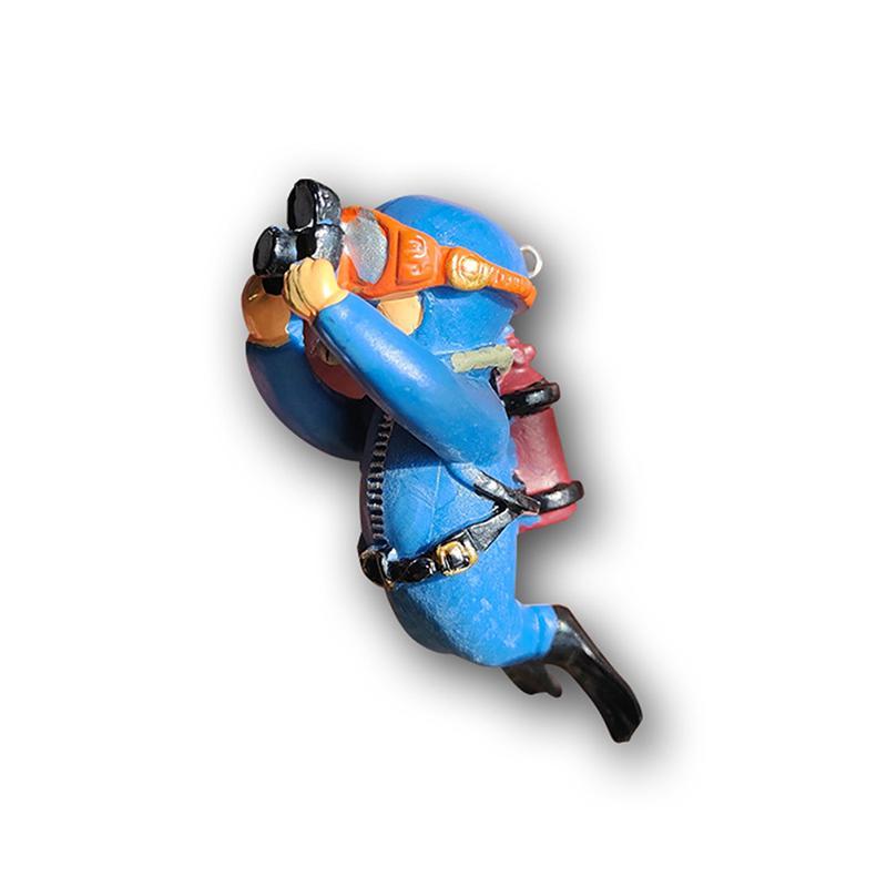 [fashionapple] เรซิ่น Frogman Aquarium เครื่องประดับ Interesg Floag ตกแต่งจําลอง Diver Fish Aquarium อุปกรณ์เสริมสต็อกใหม่