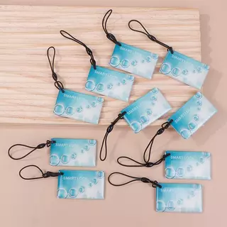 Ozth 10 Pcs 13.56Mhz IC Card Tuya TTlock BLE อิเล็กทรอนิกส์สมาร์ทประตูล็อคดิจิตอลสมาร์ทลายนิ้วมือล็อคปลดล็อคการ์ด RFID ขนาดเล็ก Vary