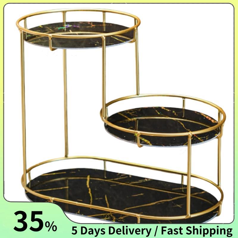 Luxury Iron Art Uv Board เครื่องสําอางชั้นเก็บแต่งหน้า A