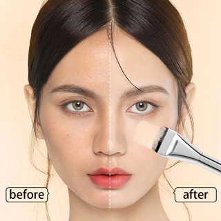 MAANGE แปรงรองพื้นบางเฉียบ มืออาชีพ แปรงแต่งหน้าแบน แปรงคอนซีลเลอร์ ผสมรองพื้น