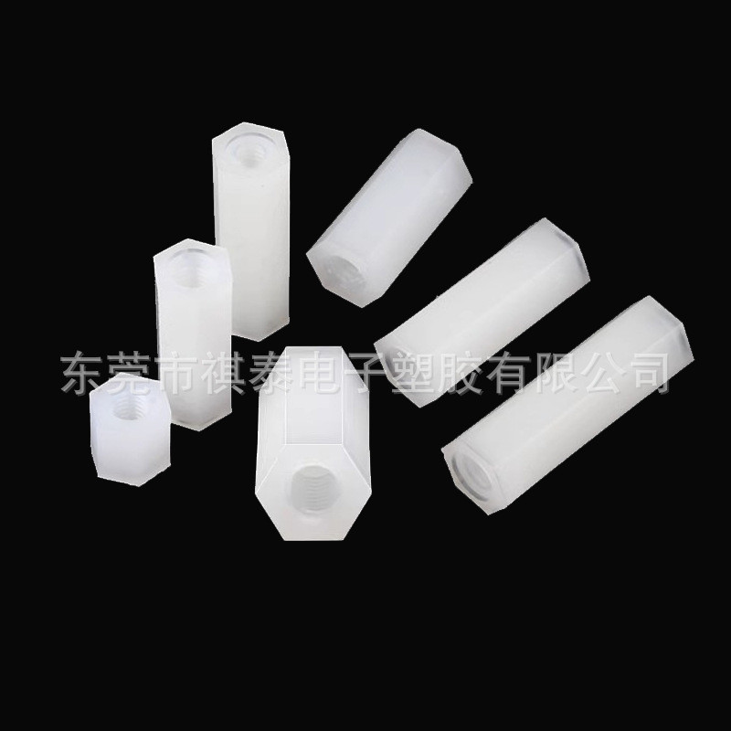 Double-Way Hexagon Spacer คอลัมน์ M5PC แผ่นฉนวนกันความร้อนพลาสติกสนับสนุนคอลัมน์หกเหลี่ยมแยกคอลัมน์ 