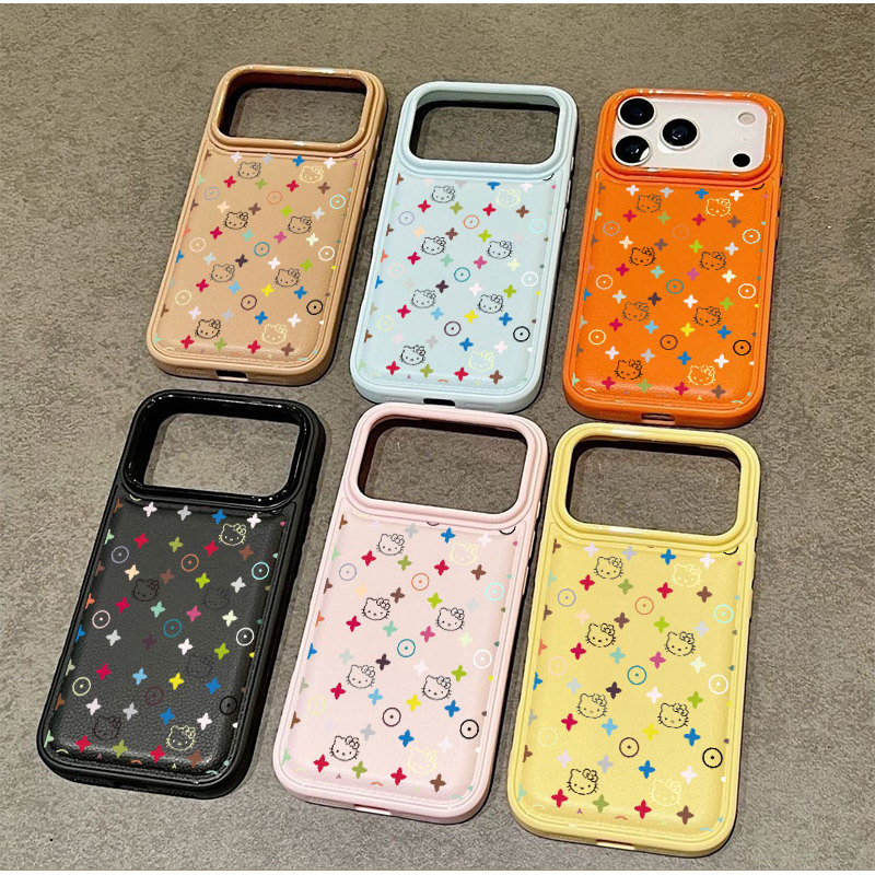เคสโทรศัพท์ไอโฟน ลายแมวคิทตี้น่ารัก ลายเสริมสีสันแฟชั่น Phone Case for iPhone 17 16 15 14 13 12 11 17ProMax 17Pro 16plus