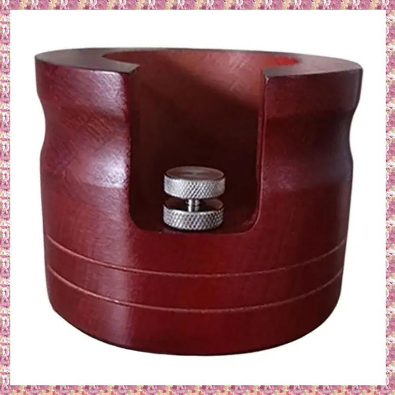 [VCR] ขาตั้งไม้ทนแรงกระแทก Bottomless Portafilter Holder Rack Espresso Tool 54mm