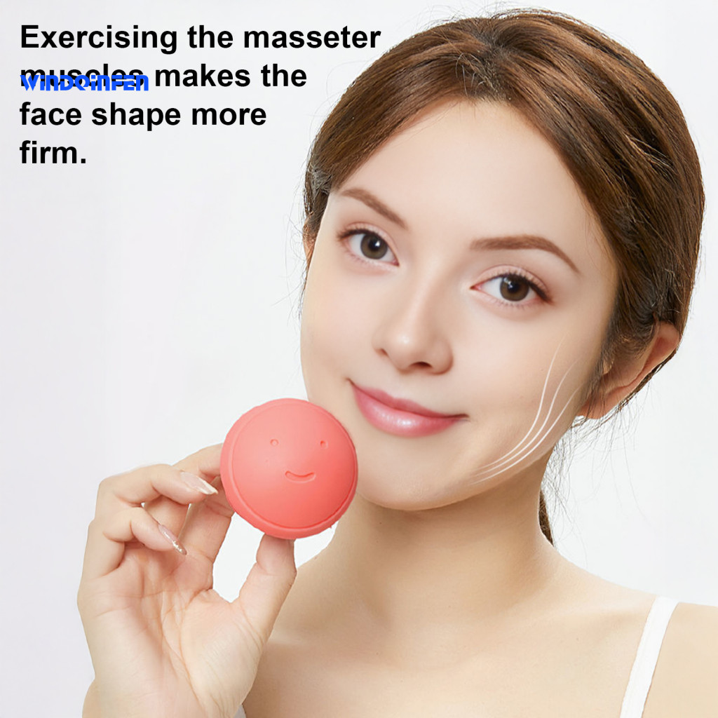 น้ําหนักเบา Jaw Trainer แบบพกพา Jawline Exerciser 5pcs Jaw Exerciser ชุด Double Chin Reducer Face TR