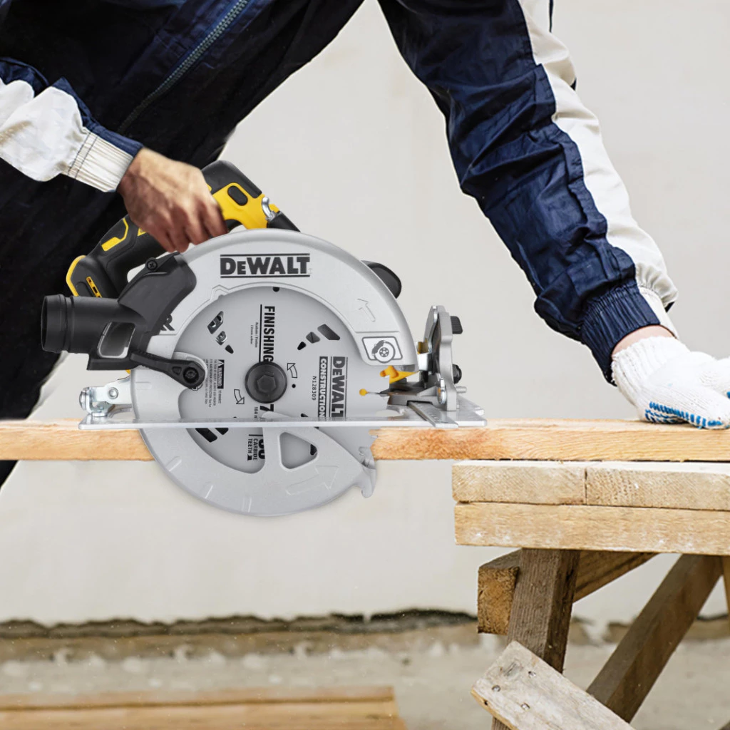 DEWALT เลื่อยวงเดือนไร้สาย 18V รุ่น DCS570N-B1 7 นิ้ว (เครื่องเปล่า) เลื่อยวงเดือน วงเดือน ไร้แปรงถ่าน thumbnail 6