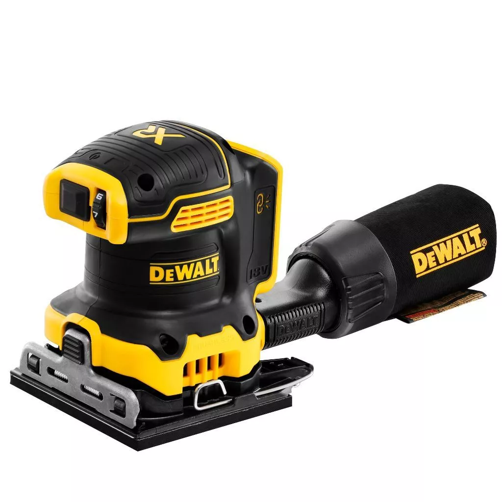 DEWALT เครื่องขัดกระดาษทรายไร้สาย 20V Max รุ่น DCW200N-XJ เครื่องเปล่า