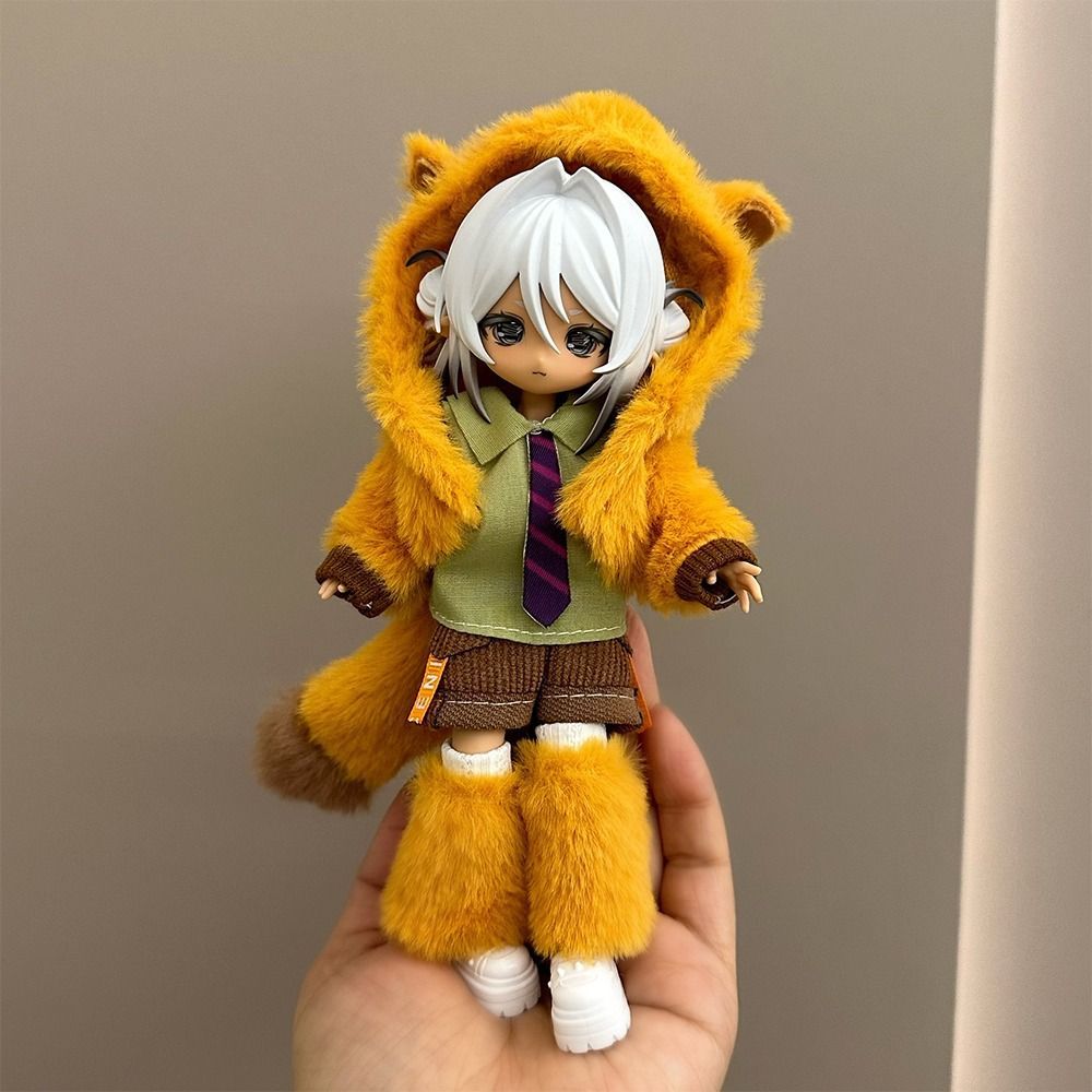 เบบี๋ จูบ อบ11เสื้อผ้าตุ๊กตา,วัสดุตุ๊กตาหูกระต่ายเสื้อผ้าตุ๊กตา บีเจดี, จุด บีเจดี หูหมีเสื้อคลุมมีฮู้ดตุ๊กตาเสื้อผ้าชุดตุ๊กตาแต่งตัว - รูปที่ 5