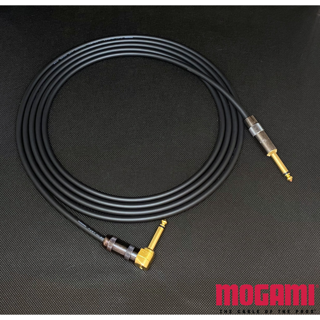 สายแจ็คกีตาร์และเบส  เกรดห้องอัด เล่นสด ซ้อม - สาย Mogami w2524 + หัว G&H USA