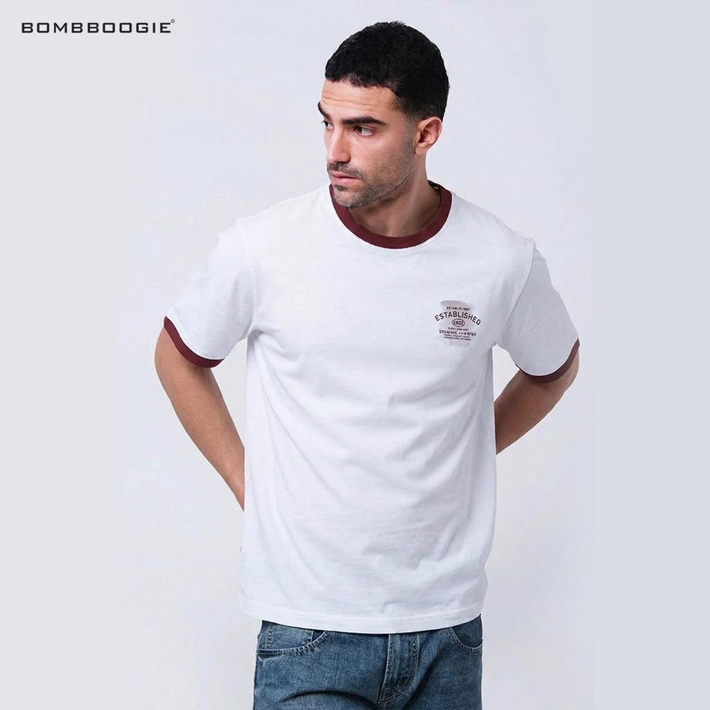 Bombboogie - เสื้อยืด Edgy 2.0 ปกติสําหรับผู้ชาย 12F97B4WT