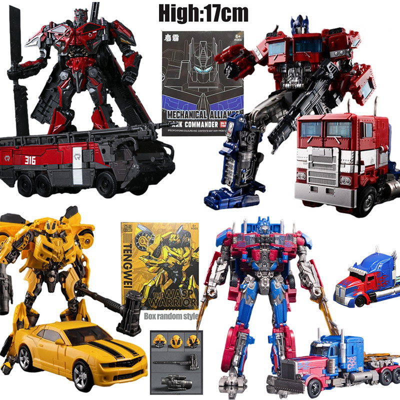 Optimus Prime Transformer Bumblebee Movable Joint Figures Transformers Lockdown Model Collectible Items