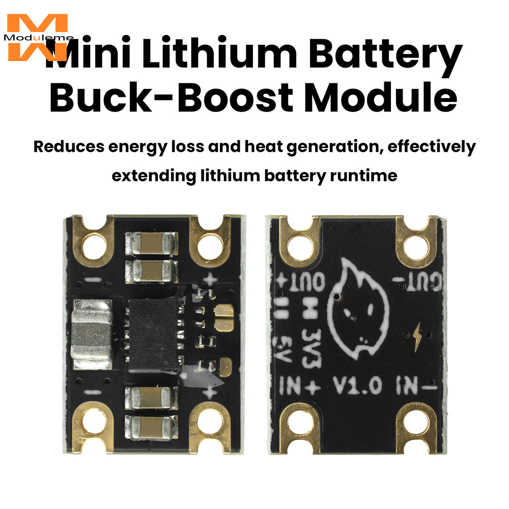 TPS63802 แบตเตอรี่ลิเธียมขนาดเล็ก Buck-Boost โมดูล DC1.8-5.5V ถึง 3.3V/5V 2A/1A Buck-Boost โมดูล
