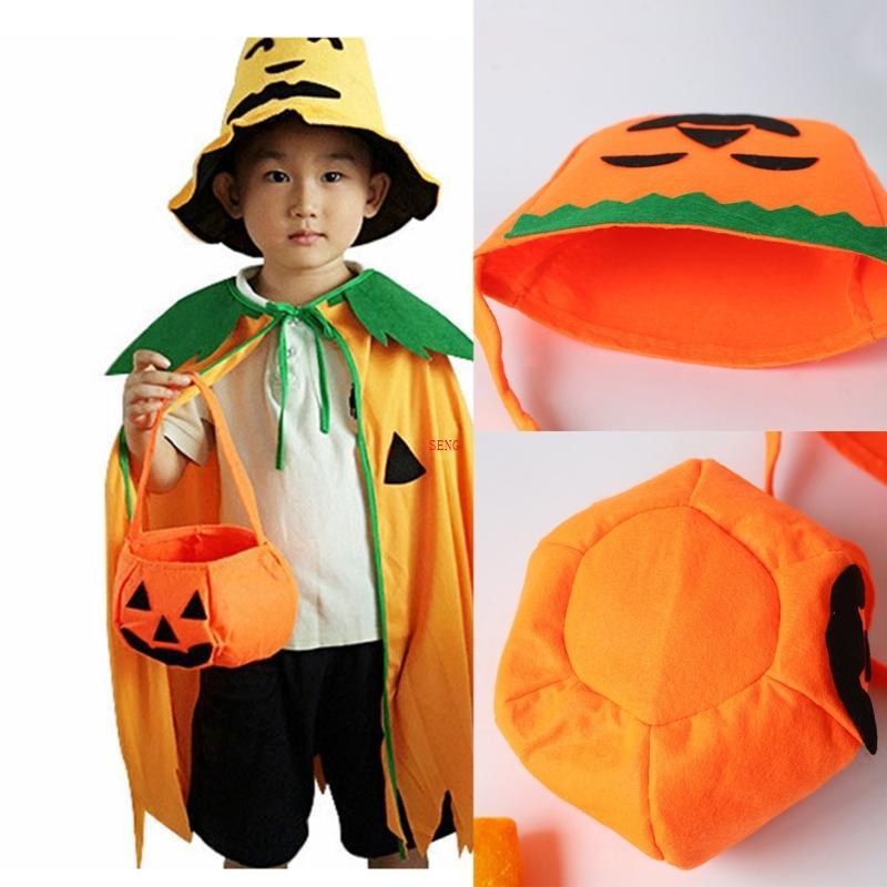Seng Halloween Pumpkin Bag Handbag Kids Candy Bag Kids Holiday