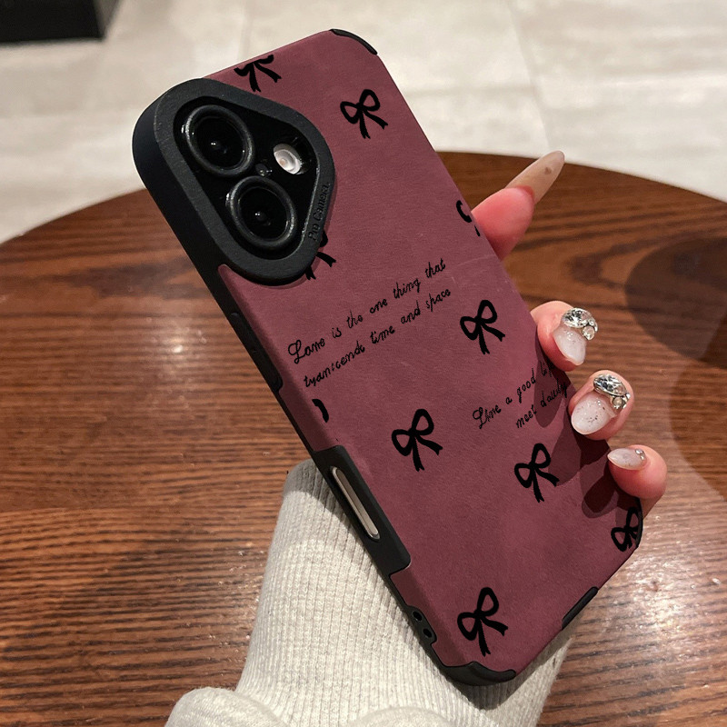 หนังนิ่มหนังBowknotสําหรับHuawei Nova Y91 14 13 12s 11i 10 9 7i 7 SE 3i Honor 50 90 200 สมาร์ท 300 X