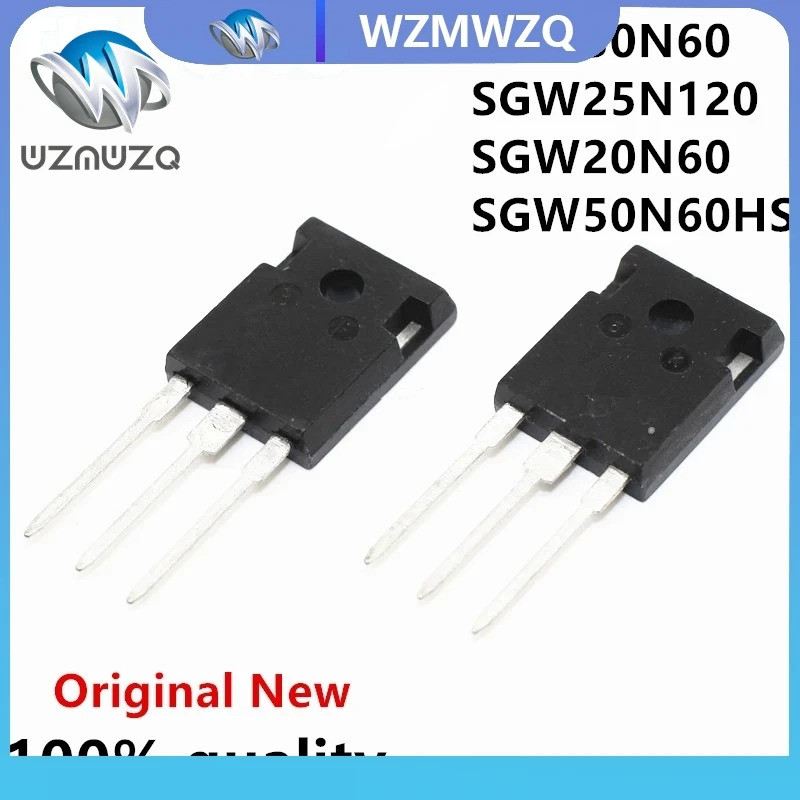 5PCS SGW50N60HS TO-247 G50N60HS G30N60HS SGW30N60HS 50N60 600V 50A SGW20N60 G20N60 SGW25N120 G25N60 