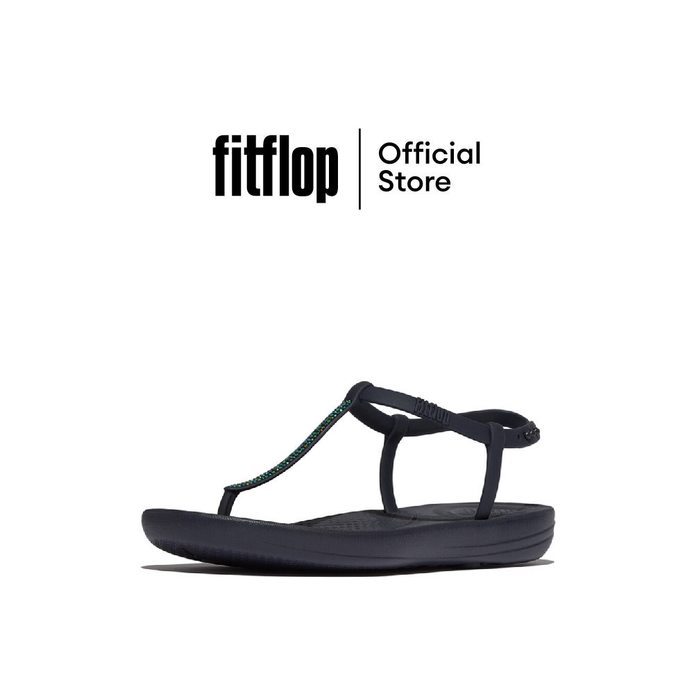 FITFLOP IQUSHION SPLASH SPARKLE TSTRAP รองเท้าแตะผู้หญิง รุ่น JD7-399 สี BLUE