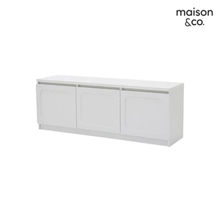 SB Design Square ตู้วางทีวี ขนาด 150 ซม. รุ่น Solla สีขาว (150x40x55 ซม.) แบรนด์ MAISON&CO.