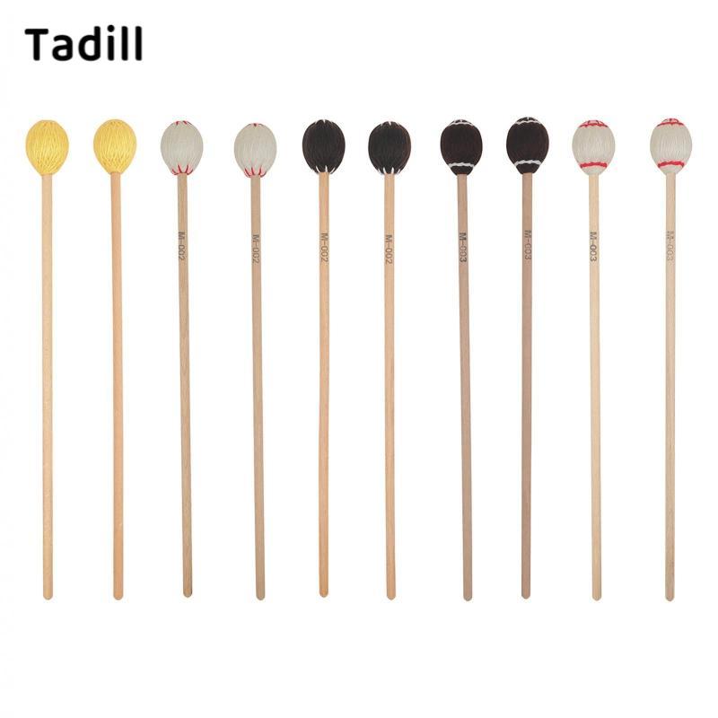 [negjsg] 1 คู่ Marimba Mallet Sticks สวดมนต์ IP2002 Medium Storage Energies ค้อนกระเป๋า