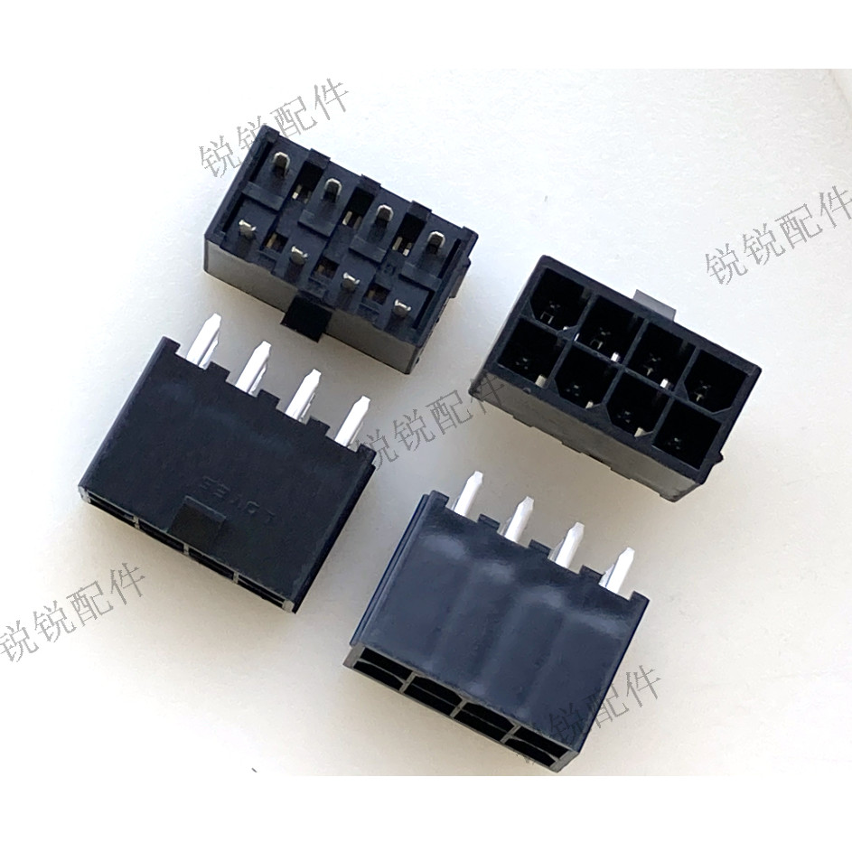 LOTES Straight Pin ATX Power Socket 8P Pin Socket Pitch 4.2MM IO Interface เมนบอร์ด Power Interface