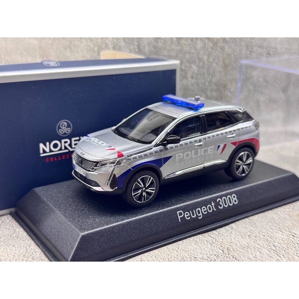 Norwell NOREV1/43 โลโก้ Peugeot3008 2023 Peugeot 3008SUV แพ็คเกจเดิมใหม่เอี่ยม