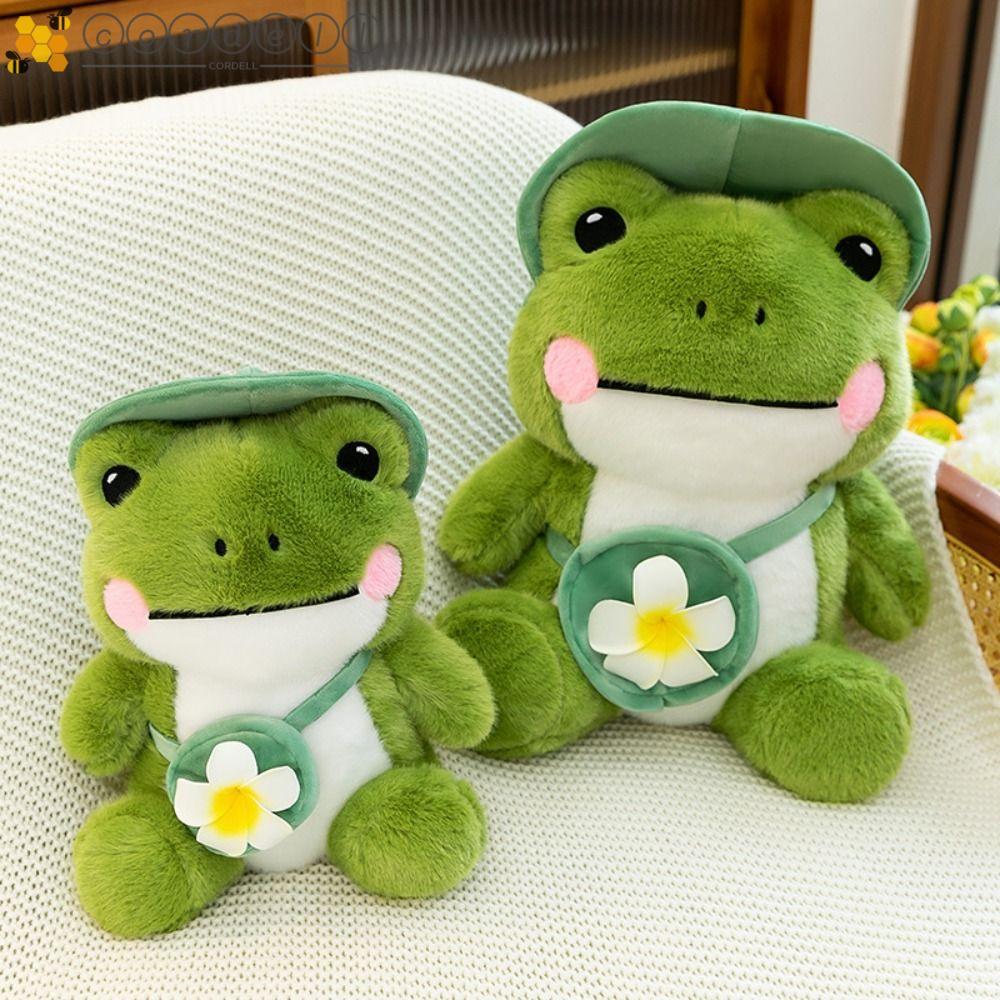 สาย สีเขียวกบของเล่นตุ๊กตา,ตุ๊กตาปุยกบยัดตุ๊กตา,สัตว์ของเล่นตุ๊กตาคอลเลกชันการ์ตูนนุ่มสัตว์กบหมอนตกแต่งบ้าน