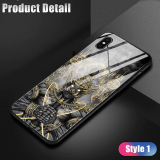 OPPO A3 A3X A60 A18 A78 A79 A17 A54 A38 A58 A77 A98 A17K A57 Pro 4G 5G เคสออปโป้ Hard Glass Case