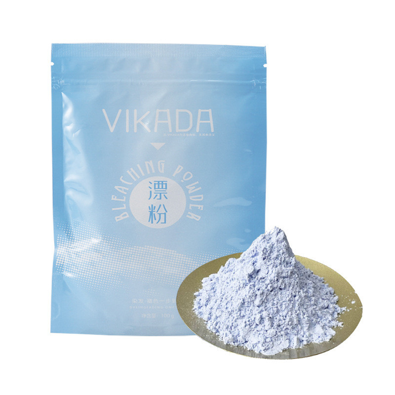 ผงฟอกสีผมตัวแทนไวท์เทนนิ่ง Mild Ammonia-Free Blue Bleaching Powder Fading Cream Powder ร้านตัดผมแฟชั
