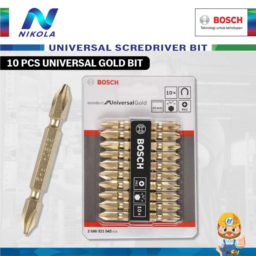 MATA GILISHOP BOSCH Double Ended PH2 ดอกไขควงทอง BOSCH AC