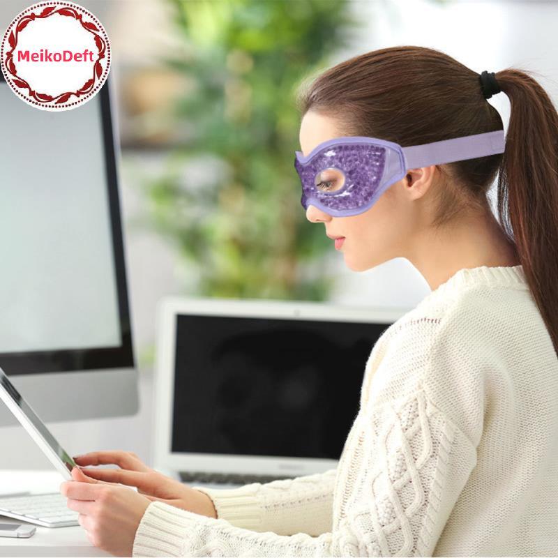 MeikoDeft Eye Mask Gel Cooling Eye Sleep Mask Ice Coldpress Puffy Eyes Dry Eyes Beauty TH