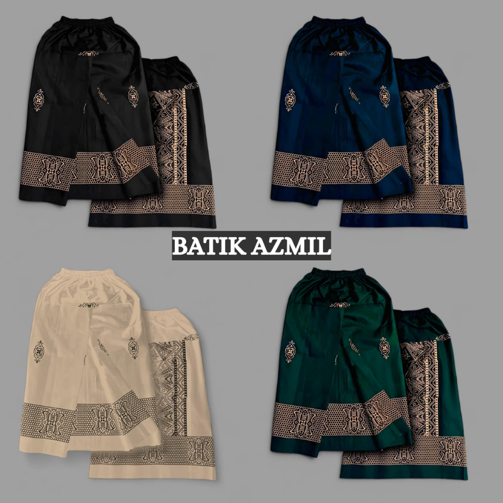 BATIK AZMIL - ผ้าซิ่นสําเร็จรูปสําหรับเด็กอายุ 2-12 ปี / ผ้าซิ่นเด็กลาย Sarwon / ผ้าซิ่นสําเร็จรูปสําหรับเด็กเอวยางยืด