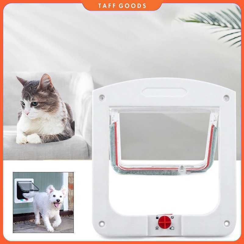 TRICAT Magnetic Flap Door 4 Way Lock Pet Door - TR4
