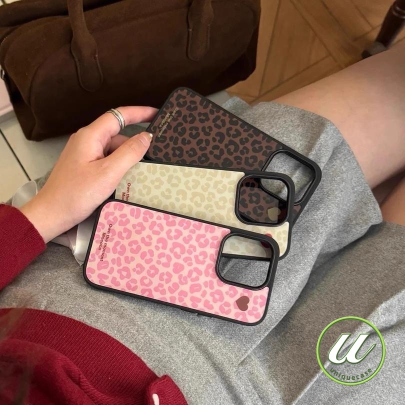 เคสไอโฟน17 15เคสสีเดียวลายเสือดาว ม้า2026 ฮิต สำหรับ IPhone 17 16 11 13 15 12 Pro Max 17 16 Plus 16 15 Pro