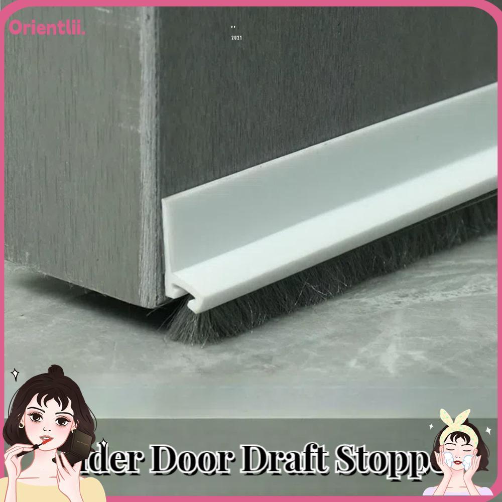 ORIENTTK Under Door Draft Stopper, Noise Insulation Hot หรือ Cold Air Instegrated Door Sweep, Self A
