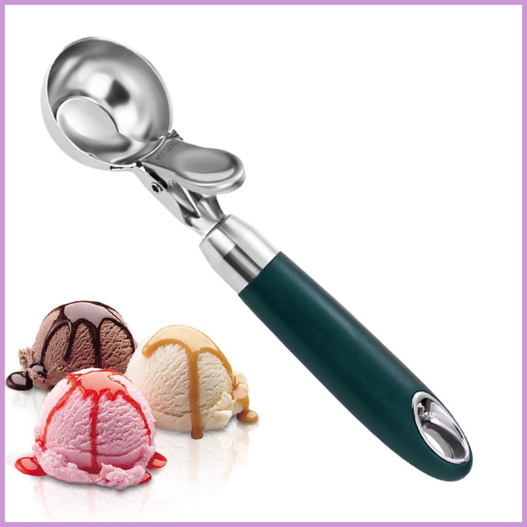 ตักคุกกี้สําหรับอบ Heavy Duty Ice Cream Scoop Heavy-Duty 304 สแตนเลสพลั่ว Maker Baller เครื่องมือ ki