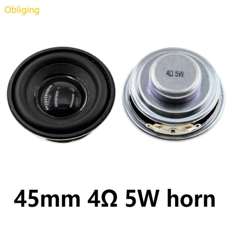 Obliging Power Full Ranges Audios ลําโพง 45 มม. 4Ohm 5W 8Ohm 3W ลําโพงแม่เหล็ก