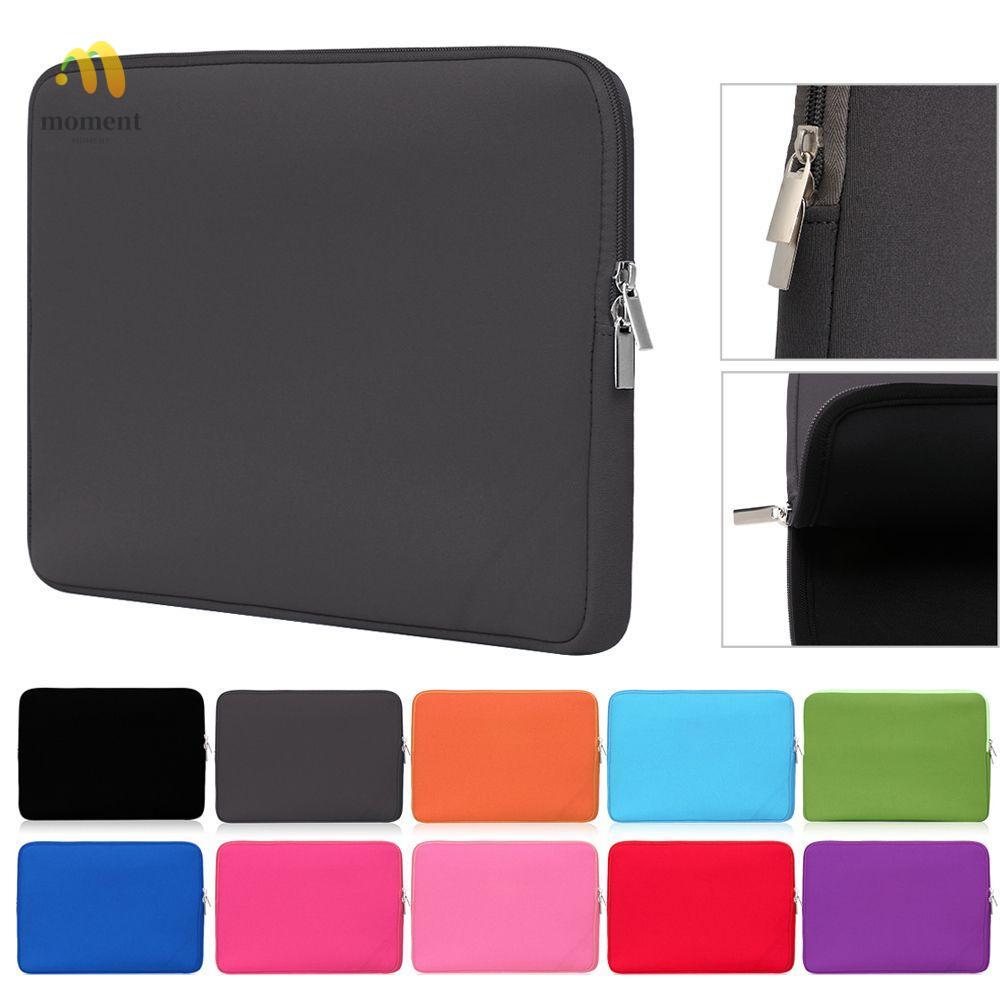 Moment ฝาครอบ Dual Zipper แฟชั่นผ้าฝ้ายผ้ากันน้ํากระเป๋าโน้ตบุ๊คสําหรับ Dell Asus 11 13 14 15 17 นิ้ว