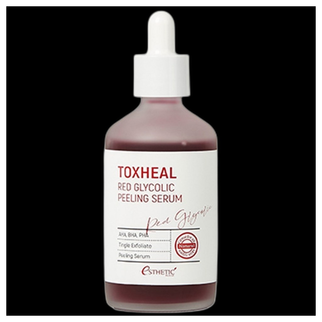[toxheal] Red Glycolic Peeling Serum, 100ml, 1pc / Korean Peeling Serum / Smoother Skin Texture by K