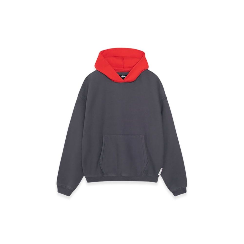 Stussy Two Tone Hoodie Faded Blue Unused